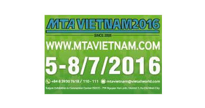2016 MTA Vietnam / Vietnam International Machine Tool & Metalworking Equipment Exhibition